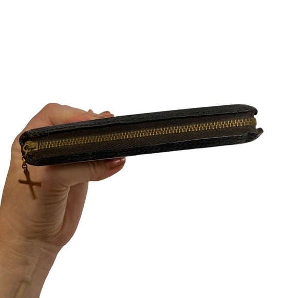 Vintage 50s WorldBible Black Leather Zippered Red Letter Edition RLE - Picture 4 of 15